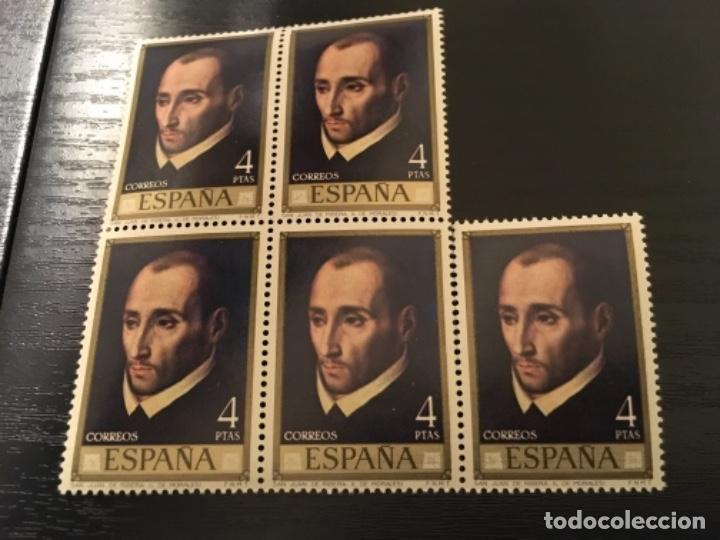 Timbres: Edifil 1969 - Lu&iacute;s de Morales bloque de 5