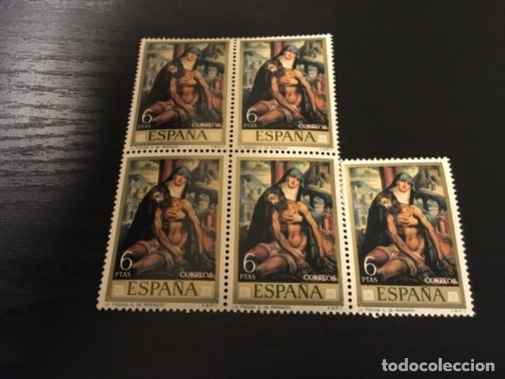 Timbres: Edifil 1971 - Lu&iacute;s de Morales bloque de 5
