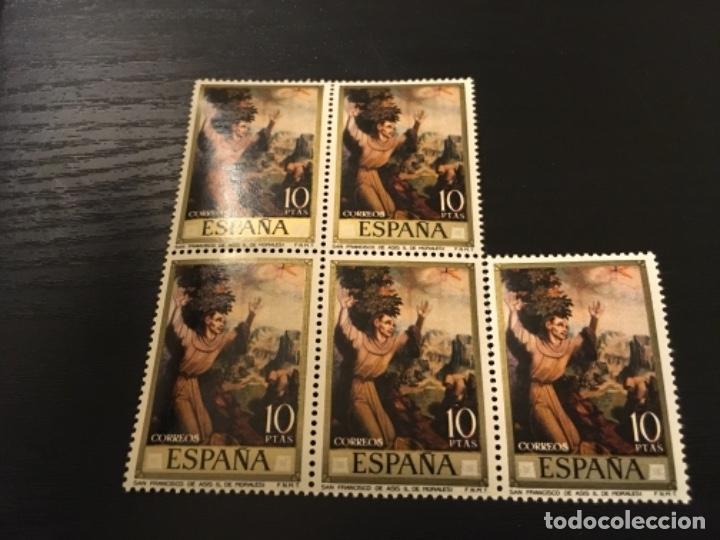Sellos: Edifil 1972 - Lu&iacute;s de Morales bloque de 5 - Foto 1