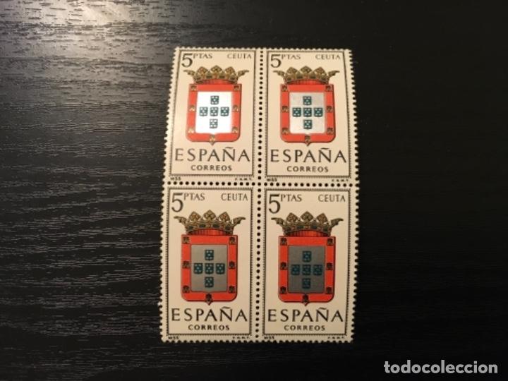 Sellos: Edifil 1702 - trajes regionales Ceuta bloque de 4 - Foto 1