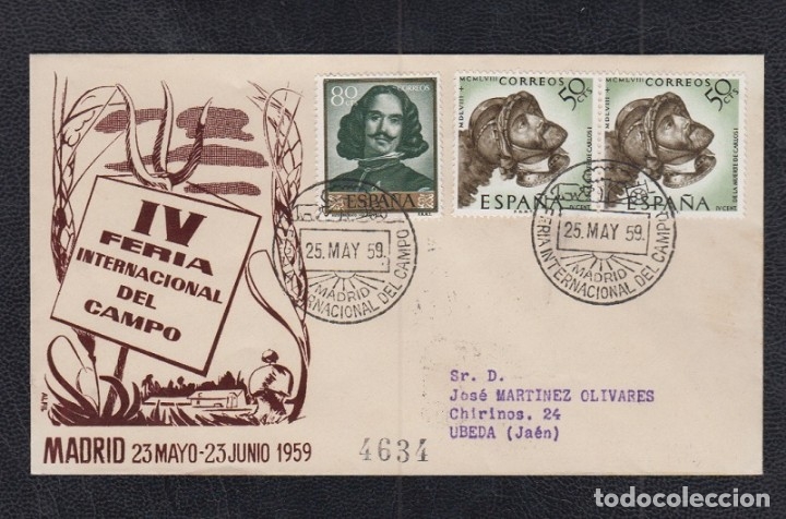 Sellos: 1959.- MADRID A BARCELONA - Foto 1