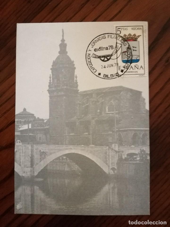 Sellos: 1978.exfilna 78.bilbao.sin usar. - Foto 1