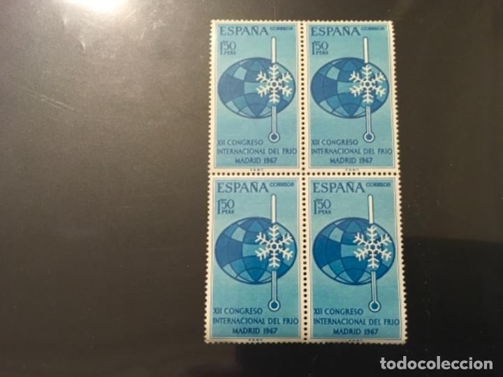 Sellos: Edifil 1817 - XII Congreso internacional del fr&iacute;o bloque de 4