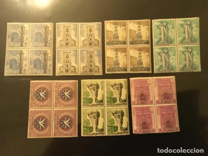 Sellos: Edifil 1802 1808 - serie tur&iacute;stica bloque de 4