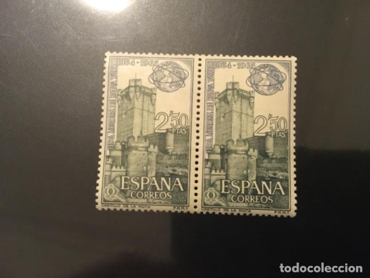 Sellos: Edifil 1592 - Feria mundial Nueva York 1964-1965 bloque de 2