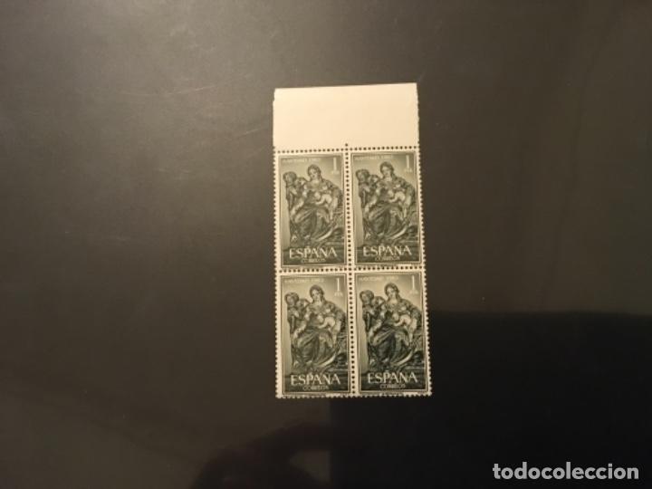 Sellos: Edifil 1535 Navidad 1963 bloque de 4 - Foto 1