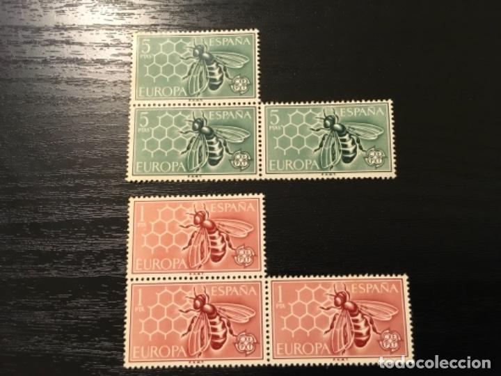 Sellos: Edifil 1448 1449 CEPT bloque de 3 - Foto 1