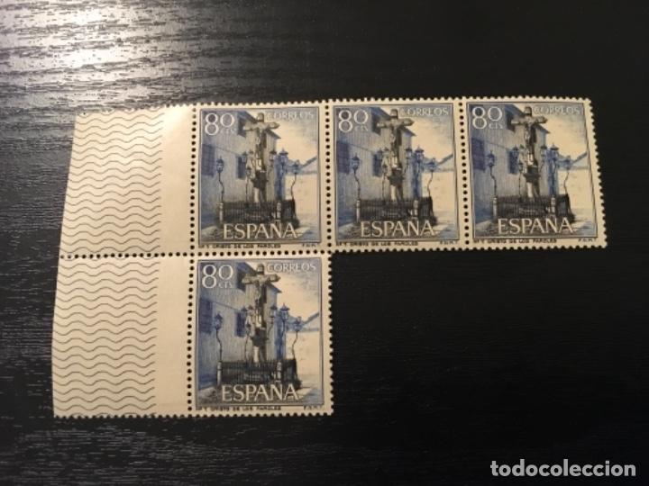 Sellos: Edifil 1545 - Cristo de los Faroles bloque de 4 - Foto 1