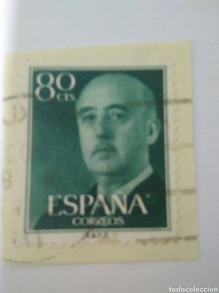 Timbres: Sello franco 80 centimos circulado.8