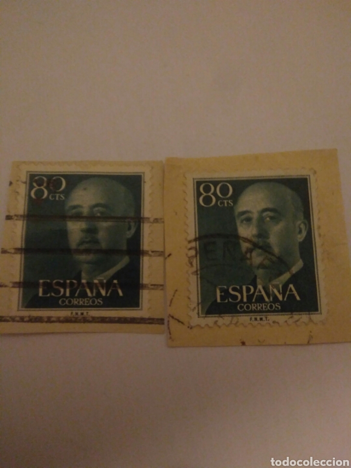 Sellos: 2 SELLO DE FRANCO 80 CENTIMOS CIRCULADO.30 - Foto 1