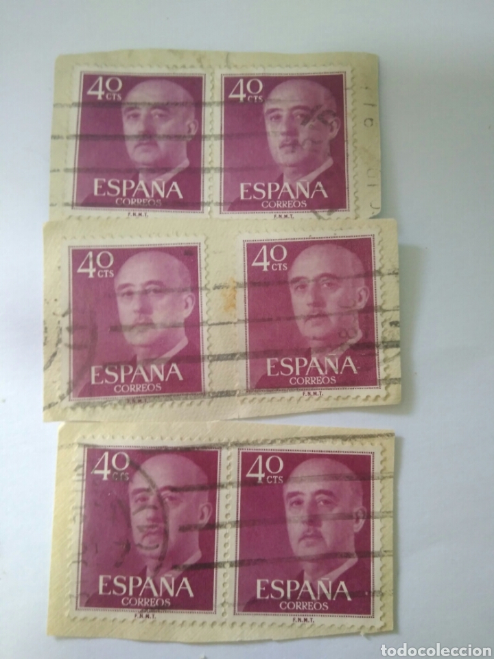 Stamps: 6 SELLO 40 CENTIMOS FRANCO EDIFIL 1148 ESPA&Ntilde;A.3