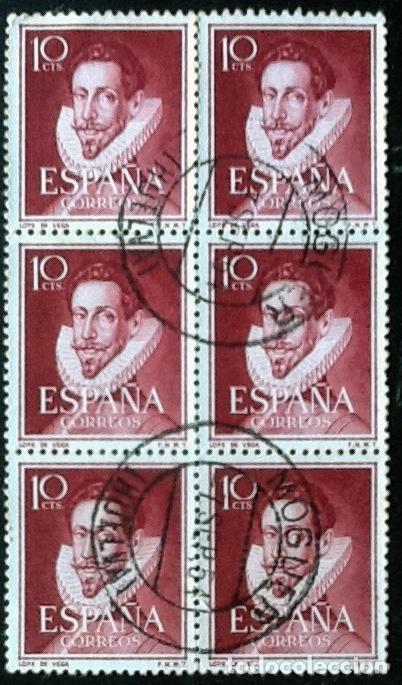 Sellos: BLOQUE DE 6 DEL EDIFIL 1072. - Foto 1