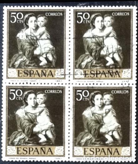 Sellos: BLOQUE DE 4 DEL EDIFIL 1272. - Foto 1