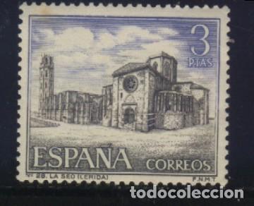 Sellos: S-01716- ESPA&Ntilde;A 1966. LA SEO. LERIDA. - Foto 1