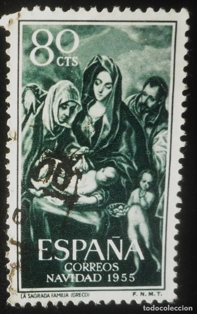Sellos: SELLO DE ESPA&Ntilde;A DE 80 CENTIMOS. TEMA NAVIDAD - Foto 1