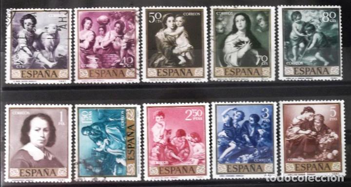 Sellos: Edifil 1270-79, 1 serie en usado. - Foto 1