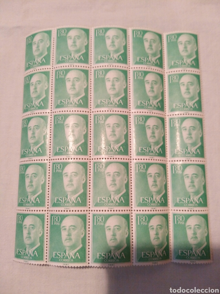 Prophila Collection Sello España 1053c – 1955 Francisco Franco MNH (Nuevo Con Goma Original)