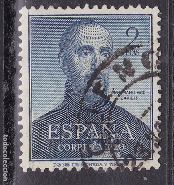 Sellos: BB23-S. Francisco Javier. Edifil 1118. Usado CUENCA. Lujo - Foto 1