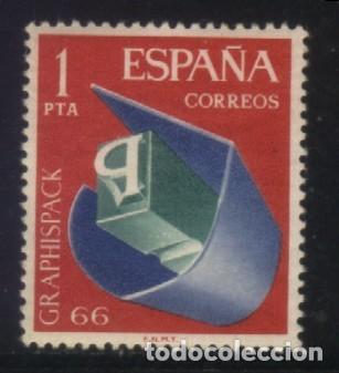 Sellos: S-01752- ESPA&Ntilde;A 1966. GRAPHISPACK. - Foto 1