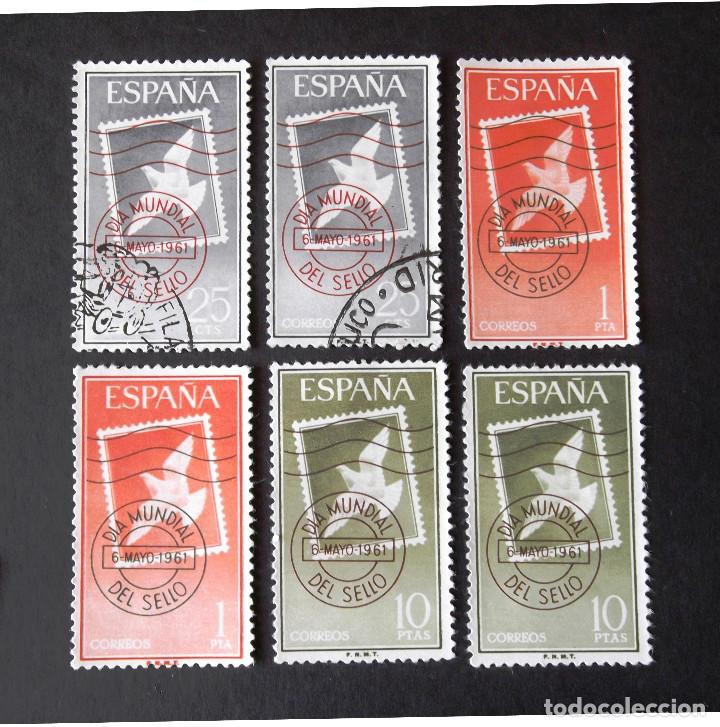 Sellos: Edifil 1348-50, 2 series usadas en (x/o). - Foto 1