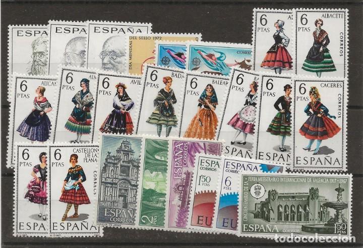 Sellos: R43/ ESPA&Ntilde;A 24 SELLOS DIFERENTES *** - Foto 1