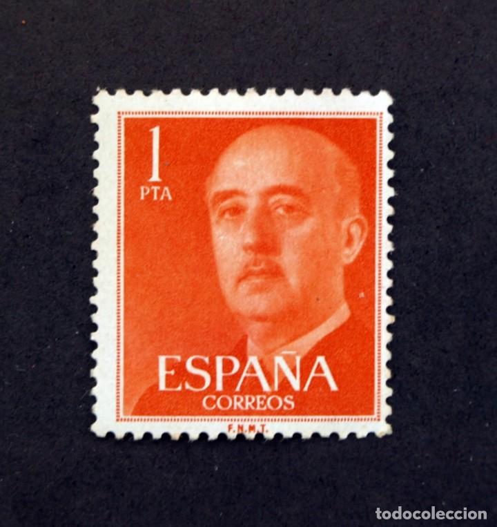 Francobolli: Franco un sello de 1 peseta - Edifil 1153