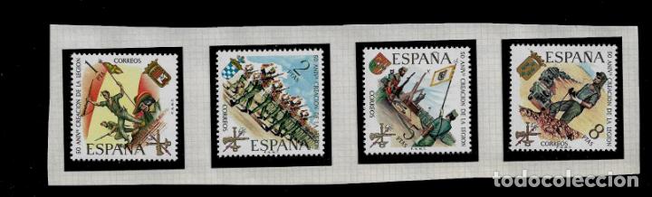 Sellos: II CENTENARIO - L ANIVERSARIO DDE LA LEGION - EDIFIL 2043-46 - 1971