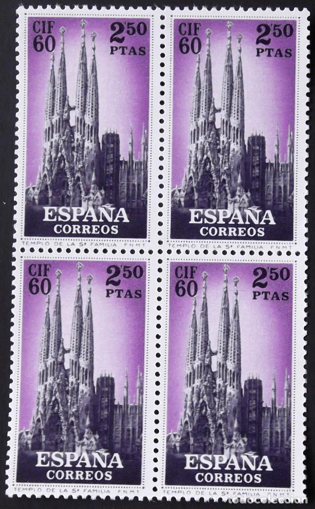 Sellos: Edifil 1283, bloque de 4, nuevo, sin charnela. - Foto 1