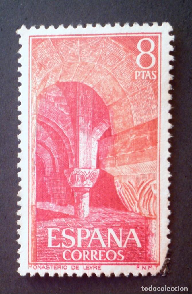 Sellos: 1974 Espa&ntilde;a Monasterio Leire - Foto 1