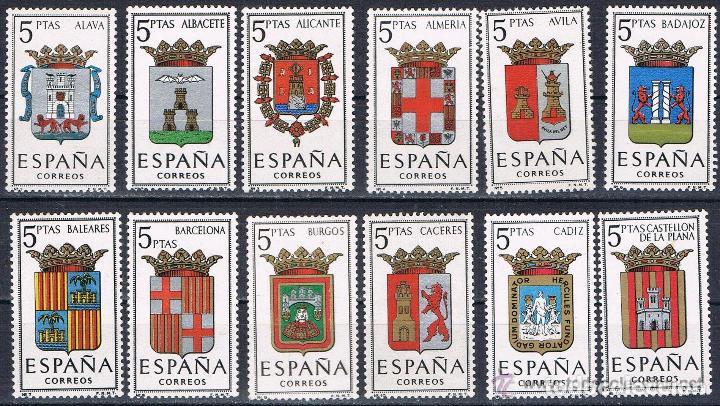 Sellos: A&Ntilde;O 1962 (1406-1417) ESCUDOS (NUEVO) - Foto 1