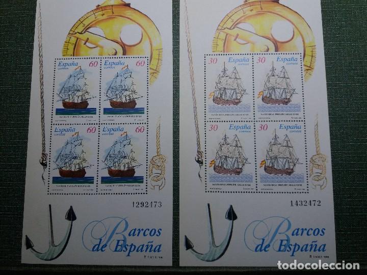 Sellos: 2 hoja sello barcos de espa&ntilde;a a&ntilde;o 1982. - Foto 1