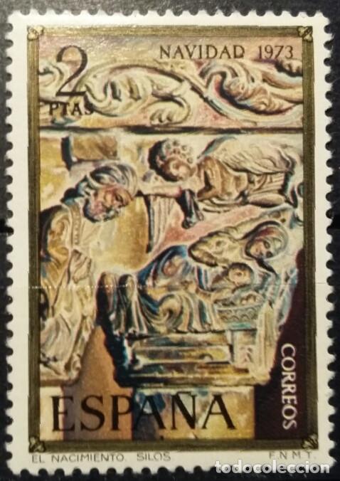 Sellos: Espa&ntilde;a. 1973, Navidad. 2 pts. (n&ordm; 2162 Edifil). - Foto 1