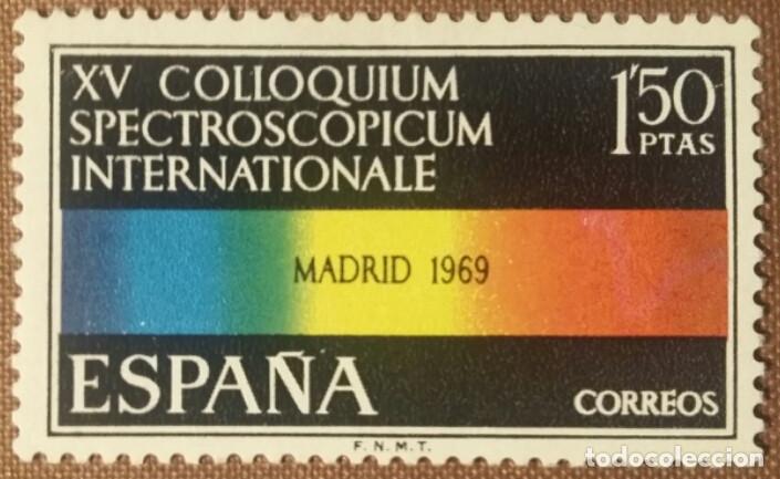 Timbres: Espa&ntilde;a.1969, XV Coloquium Spectroscopicum Internationale. 1'50 pts. (n&ordm; 1924 Edifil).