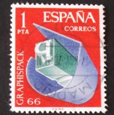 Sellos: 1709, SERIE USADA. ARTES GRÁFICAS, ENVASE Y EMBALAJE (1966).