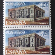 Sellos: 1921, PAREJA VERTICAL, NUEVA, SIN CH. EUROPA-CEPT (1969).