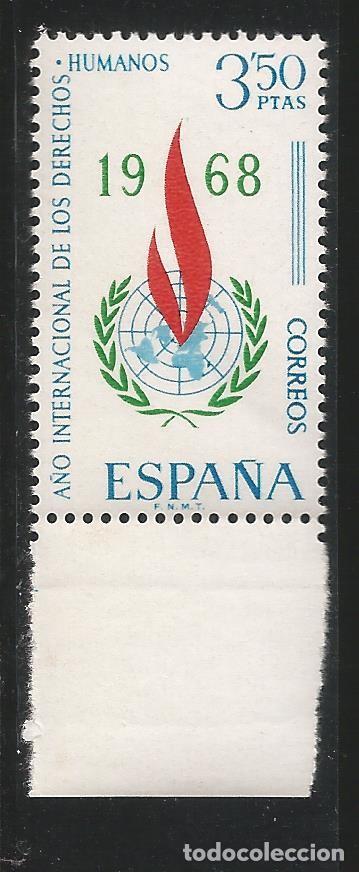 Sellos: ESPA&Ntilde;A - 1968 - A&Ntilde;O INTERNACIONAL DE LOS DERECHOS HUMANOS - Foto 1
