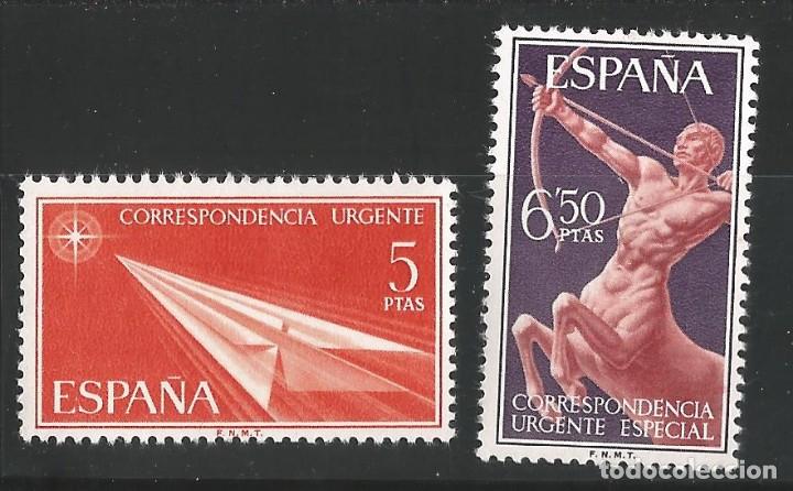 Sellos: ESPA&Ntilde;A - 1966 - ALEGORIAS - EDIF. 1765 - 1766 - Foto 1