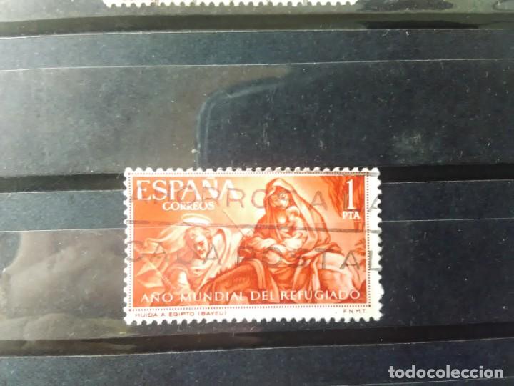 Francobolli: edifil 1326 de la serie: a&ntilde;o mundial del refugiado. La huida a egipto de bayeu. A&ntilde;o 1961
