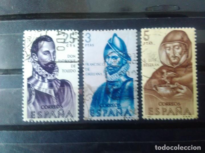 Selos: EDIFIL 1678, 1684 Y 1685 DE LA SERIE: FORJADORES DE AM&Eacute;RICA. A&Ntilde;O 1965