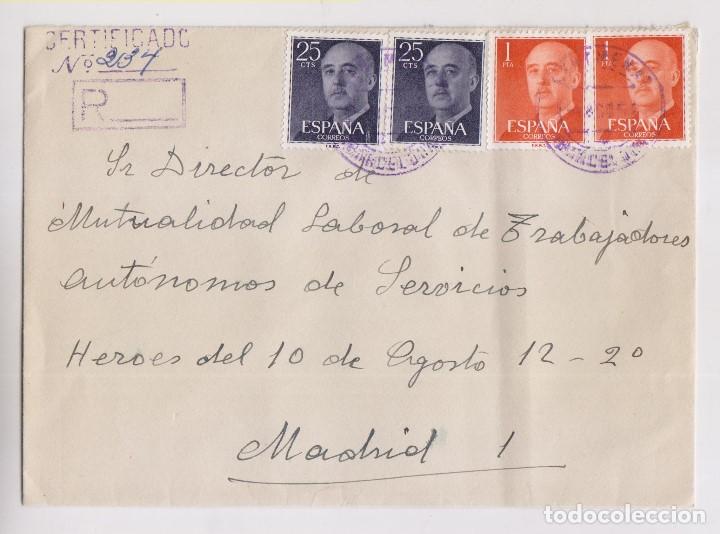 Sellos: SOBRE CERTIFICADO. SENMENAT, BARCELONA - Foto 1