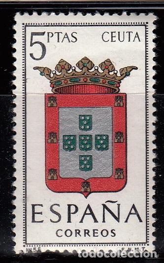 Sellos: Espa&ntilde;a. 1966. Escudos. Ceuta. Edifil 1702 - Foto 1