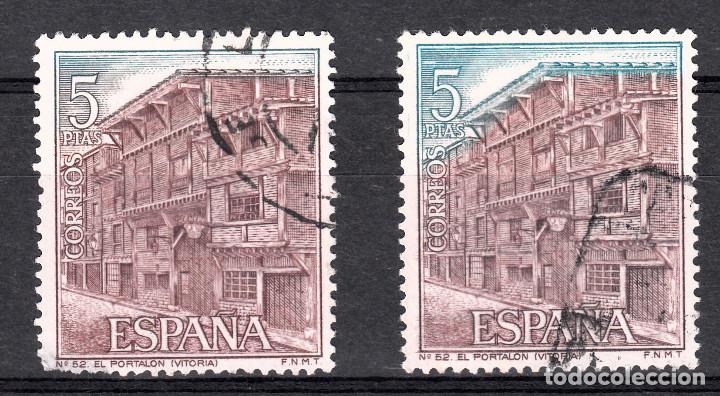 Sellos: MACULATURA SELLO NUM. 1987  TEJADO AZUL - Foto 1