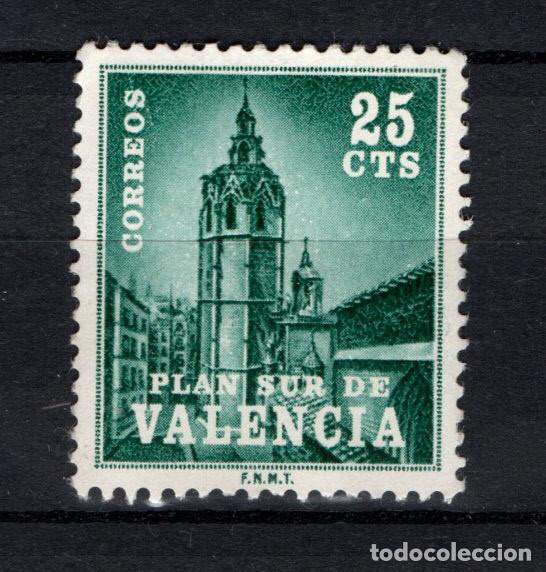 Sellos: VALENCIA 4* - A&Ntilde;O 1966 - PLAN  SUR DE VALENCIA - EL MIGUELETE - Foto 1