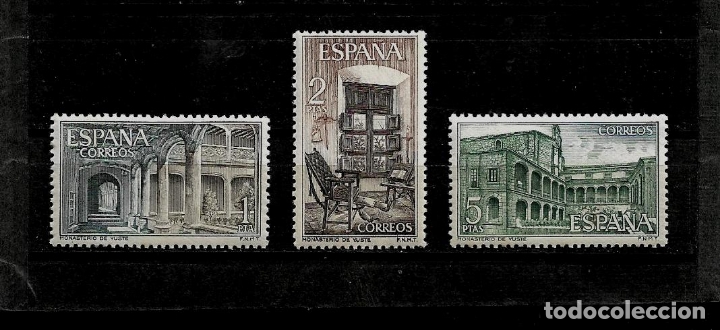 Sellos: II CENTENARIO - MONASTERIO DE YUSTE - 1965 - Foto 1