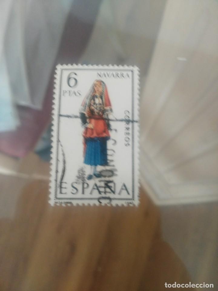 Sellos: Sell&oacute; Navarra 6 ptas - Foto 1