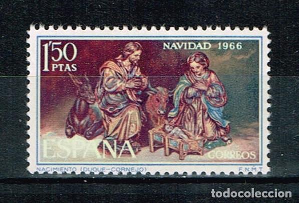 Sellos: Espa&ntilde;a 1966 - Edifil 1764** - Navidad - Foto 1