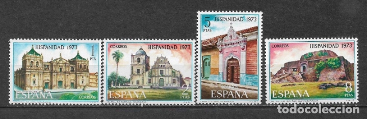 Sellos: ESPA&Ntilde;A 1973 EDIFIL 2154/2157 ** mnh - 6/12 - Foto 1