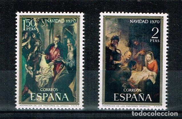 Sellos: Espa&ntilde;a 1970 - Edifil 2002/2003** - Navidad - Foto 1