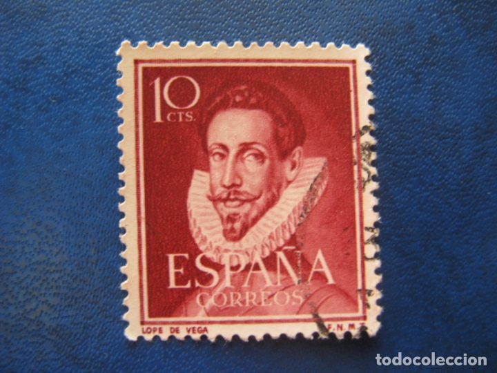 Sellos: 1950, lope de vega,edifil 1072 - Foto 1