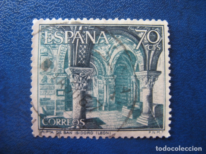 Sellos: 1964 leon, cripta de san isidoro, edifil 1453 - Foto 1